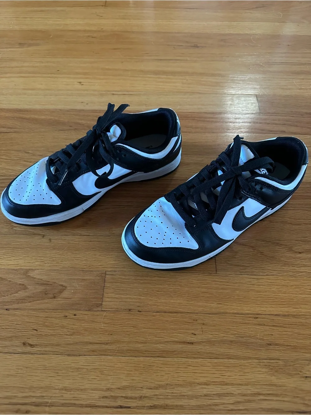 Nike Men’s Black and White Low-Top Athletic Sneakers